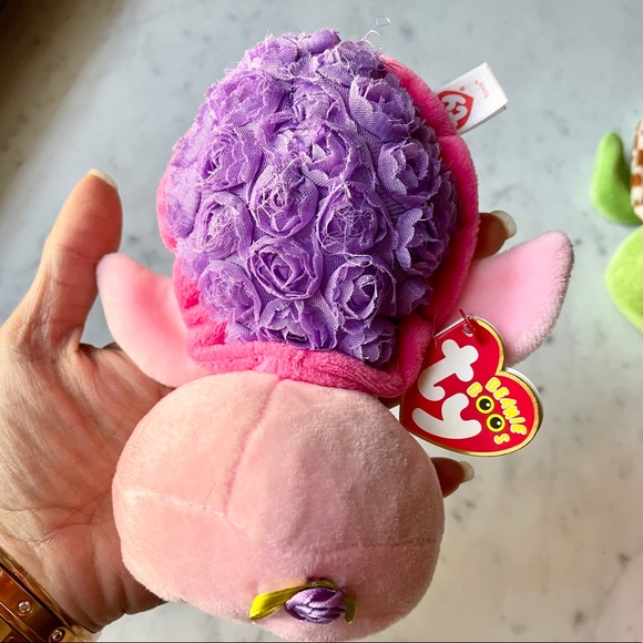 Trio of Ty Beanie Baby Boos Turtles with tags - Picture 5 of 14